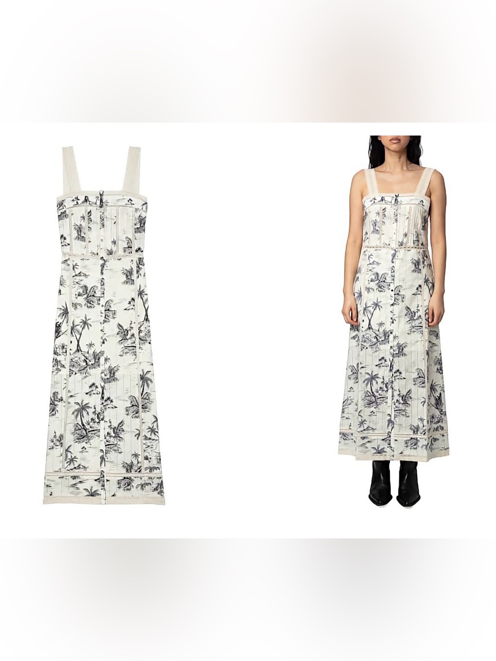 Zadig&voltaire Renaid Tropical Island Maxi Dress